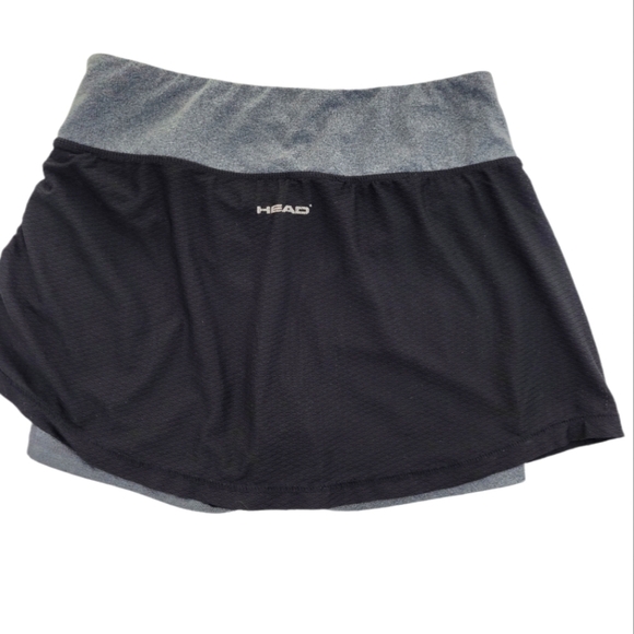 HEAD Active Tennis/Running/Workout Black and Gray Skorts - Picture 4 of 7